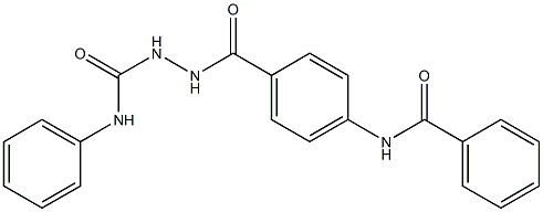 2-[4-(benzoylamino)benzoyl]-N-phenyl-1-hydrazinecarboxamide