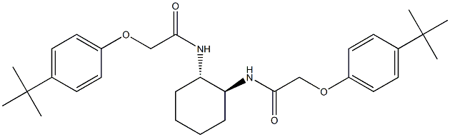2-[4-(tert-butyl)phenoxy]-N-[(1S,2S)-2-({2-[4-(tert-butyl)phenoxy]acetyl}amino)cyclohexyl]acetamide Structure