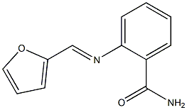 2-{[(E)-2-furylmethylidene]amino}benzamide Structure