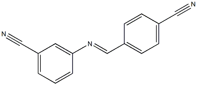 3-{[(E)-(4-cyanophenyl)methylidene]amino}benzonitrile|