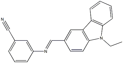 3-{[(E)-(9-ethyl-9H-carbazol-3-yl)methylidene]amino}benzonitrile