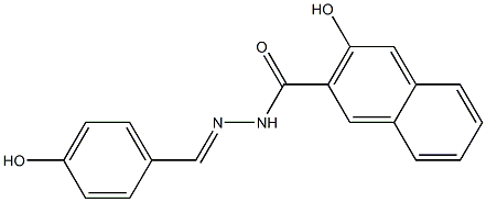 3-hydroxy-N'-[(E)-(4-hydroxyphenyl)methylidene]-2-naphthohydrazide