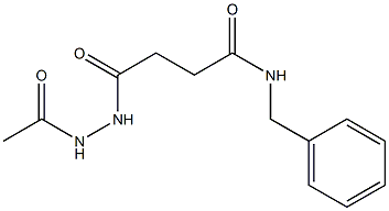 4-(2-acetylhydrazino)-N-benzyl-4-oxobutanamide|
