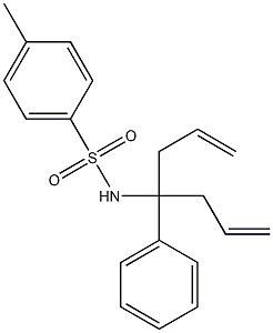 N-(1-allyl-1-phenyl-3-butenyl)-4-methylbenzenesulfonamide Structure