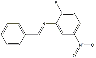 2-fluoro-5-nitro-N-[(E)-phenylmethylidene]aniline|