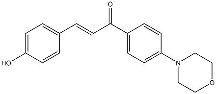 (E)-3-(4-hydroxyphenyl)-1-(4-morpholinophenyl)-2-propen-1-one