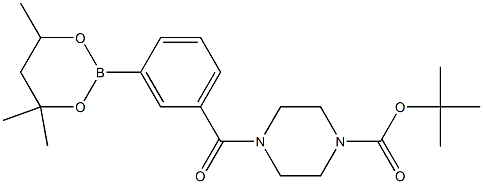 tert-Butyl 4-[3-(4,4,6-trimethyl-1,3,2-dioxaborinan-2-yl)benzoyl]piperazine-1-carboxylate