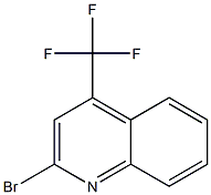 2-溴-4-三氟甲基喹碄,,结构式