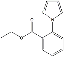 2-(1H-吡唑-1-基)苯甲酸甲酯,,结构式
