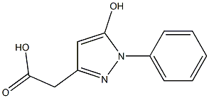 (5-hydroxy-1-phenyl-1H-pyrazol-3-yl)acetic acid Structure