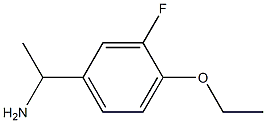1-(4-ethoxy-3-fluorophenyl)ethanamine Structure