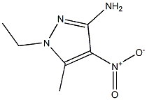 1-ethyl-5-methyl-4-nitro-1H-pyrazol-3-amine Structure