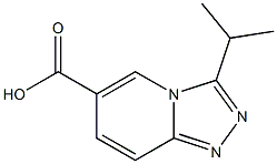 3-isopropyl[1,2,4]triazolo[4,3-a]pyridine-6-carboxylic acid Structure