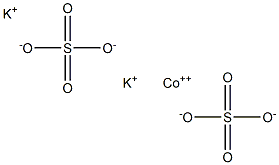 Potassium cobalt sulfate Structure