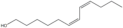 (6Z,8Z)-6,8-Dodecadien-1-ol Structure