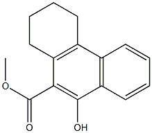 1,2,3,4-Tetrahydro-9-hydroxyphenanthrene-10-carboxylic acid methyl ester Structure