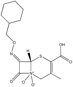 7-[(Z)-(Cyclohexylmethoxy)imino]-3-methyl-4-carboxycepham-3-ene 1,1-dioxide