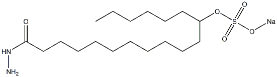 12-[(Sodiosulfo)oxy]octadecanoic acid hydrazide