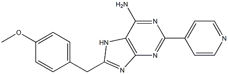 8-(4-Methoxybenzyl)-2-(4-pyridinyl)adenine|