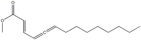 (R)-2,4,5-Tetradecatrienoic acid methyl ester Struktur