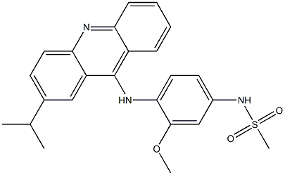 N-[4-[(2-Isopropyl-9-acridinyl)amino]-3-methoxyphenyl]methanesulfonamide|
