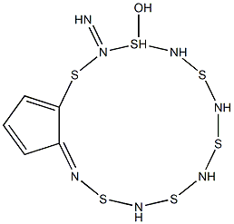 3,4,5,6,7,8-Hexahydro-3-hydroxy-2H-cycloheptathiazol-2-imine 结构式