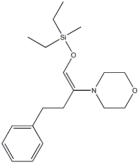 1-Morpholino-1-[[diethyl(methyl)silyl]oxymethylene]-3-phenylpropane