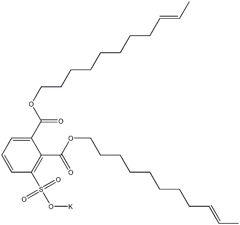 3-(Potassiosulfo)phthalic acid di(9-undecenyl) ester
