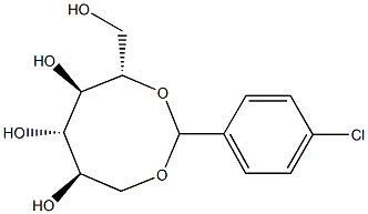 1-O,5-O-(4-Chlorobenzylidene)-L-glucitol Structure