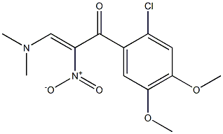 (Z)-2-Nitro-3-(dimethylamino)-1-(2-chloro-4,5-dimethoxyphenyl)-2-propen-1-one