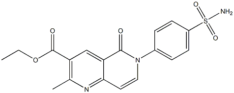 6-(4-Sulfamoylphenyl)-2-methyl-5-oxo-5,6-dihydro-1,6-naphthyridine-3-carboxylic acid ethyl ester