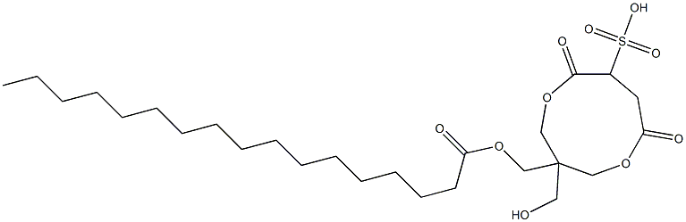 Heptadecanoic acid [1-(hydroxymethyl)-4,7-dioxo-6-sulfo-3,8-dioxacyclononan-1-yl]methyl ester