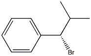 (-)-[(S)-1-Bromo-2-methylpropyl]benzene 结构式
