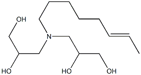 3,3'-(6-Octenylimino)bis(propane-1,2-diol)