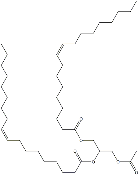 L-Glycerol 1,2-dioleate 3-acetate Structure