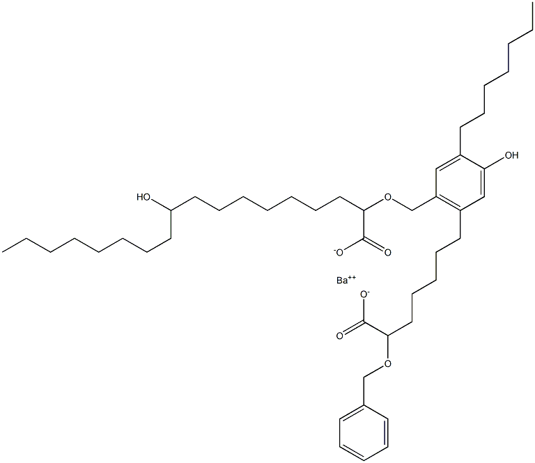 Bis(2-benzyloxy-10-hydroxystearic acid)barium salt