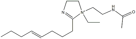 1-[2-(Acetylamino)ethyl]-1-ethyl-2-(4-octenyl)-2-imidazoline-1-ium