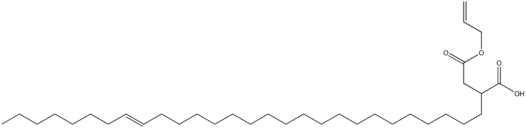 2-(20-Octacosenyl)succinic acid 1-hydrogen 4-allyl ester Structure