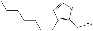 3-ヘプチルフラン-2-メタノール 化学構造式
