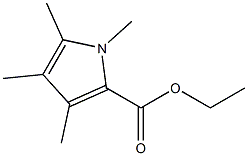 1,3,4,5-Tetramethyl-1H-pyrrole-2-carboxylic acid ethyl ester Structure