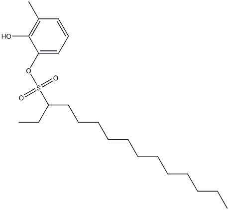 3-Pentadecanesulfonic acid 2-hydroxy-3-methylphenyl ester