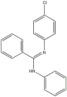 N2-フェニル-N1-(4-クロロフェニル),ベンズアミジン 化学構造式