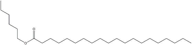 イコサン酸ヘキシル 化学構造式