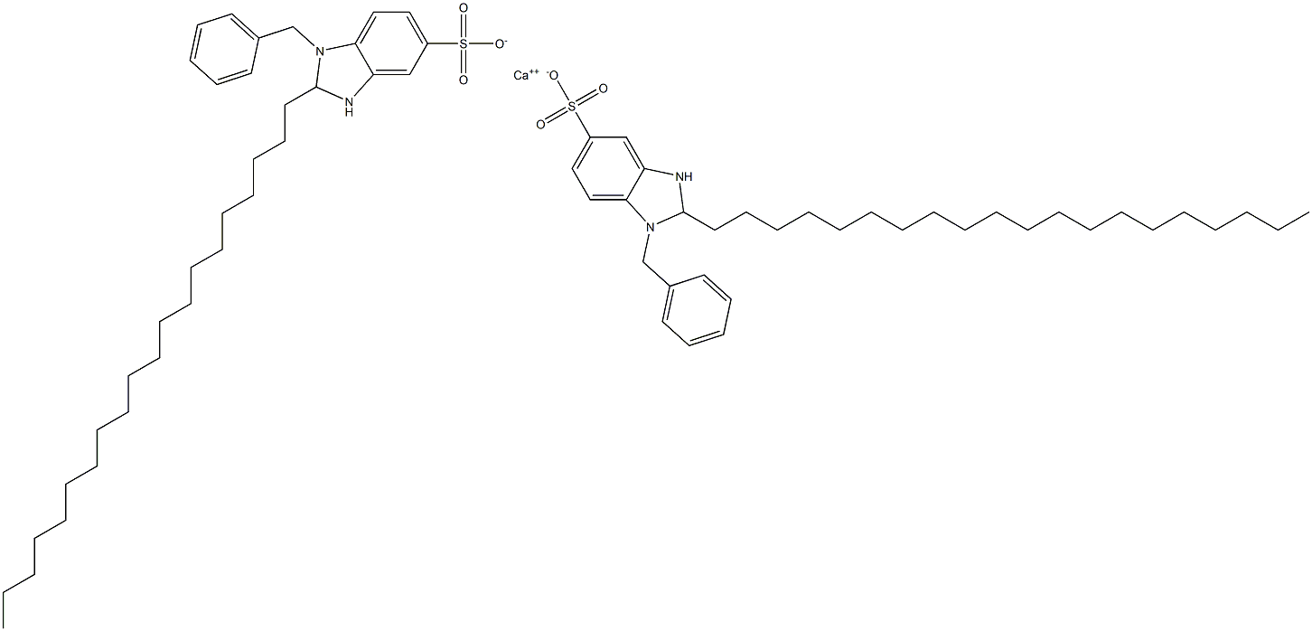Bis(1-benzyl-2,3-dihydro-2-icosyl-1H-benzimidazole-5-sulfonic acid)calcium salt
