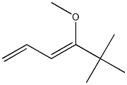 (Z)-1-tert-Butyl-1-methoxy-1,3-butadiene 结构式