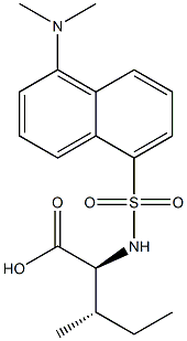 Dansyl-DL-isoleucine Structure