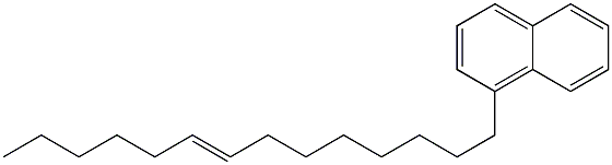 1-(8-Tetradecenyl)naphthalene Structure