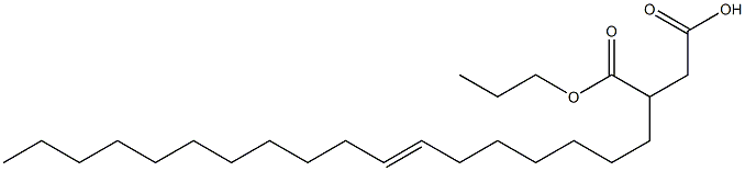 3-(7-Octadecenyl)succinic acid 1-hydrogen 4-propyl ester Structure