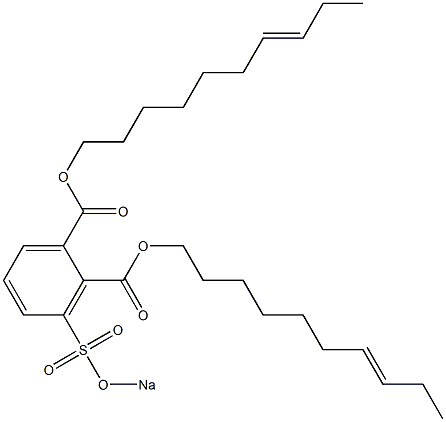 3-(Sodiosulfo)phthalic acid di(7-decenyl) ester