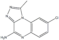 4-Amino-8-chloro-1-methyl[1,2,4]triazolo[4,3-a]quinoxaline Structure